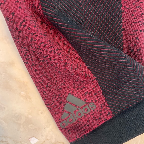 ADIDAS Women’s Leggings Medium - Red and Black - Picture 4 of 4